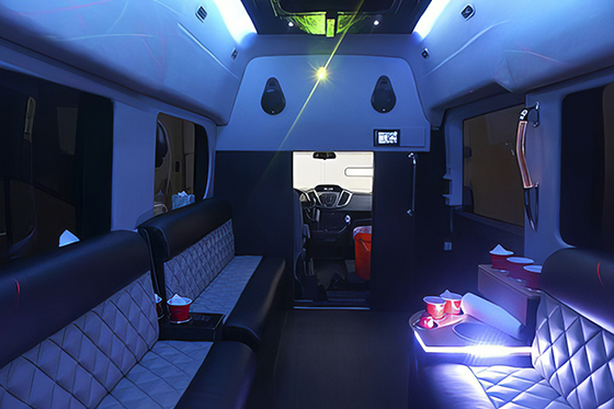 inside our mercedes sprinters