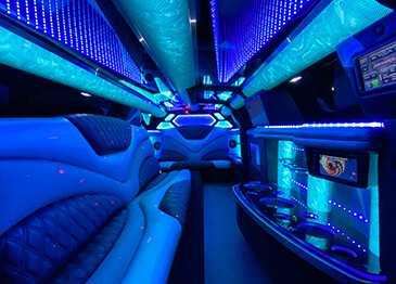 inside a royal oak limousine