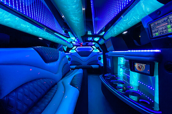 one of our luxury limousines