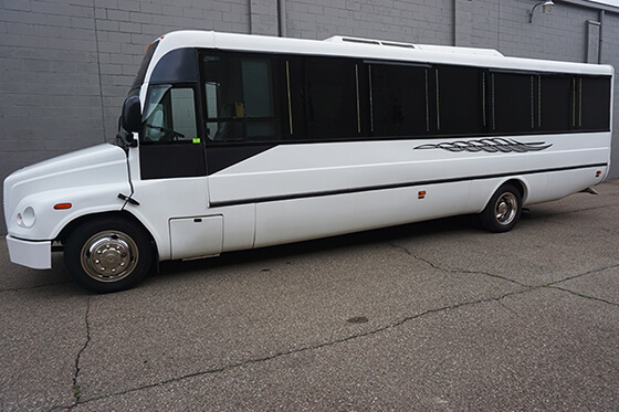 35 passenger limo bus